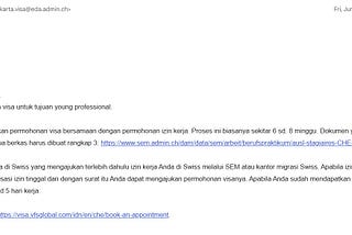 Working in Switzerland for Young Professional Exchange Program as an Indonesian