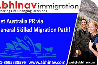 Get Australia PR via General Skilled Migration Path!