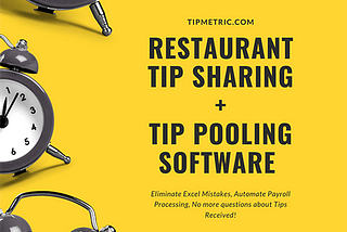 tip out calculator tip pooling calculator Automated Tip Distribution Software for Restaurants tip management software