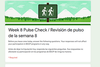 Pulse Checks: A Tool to Fuel Rapid Learning