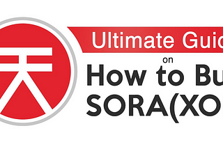 How to Buy SORA (XOR): The Best Practices, Where to Buy, Store & Tips (2021)
