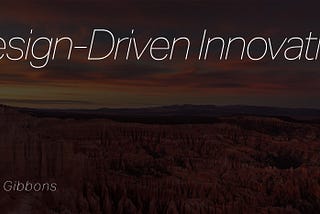 Design-Driven Innovation
