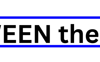 The logo for the blog ‘betWEEN the lines’ features bold black text on a white background, flanked by a blue horizontal line above and below the text, with a vertical red line on the left side.