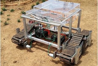 Figure 6: Prototype of an autonomous sowing robot; Source: Gladwin et al., 2017