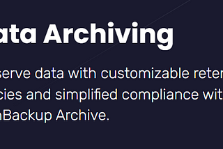 Data Archiving Solutions in Cloud Computing