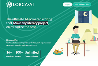 Lorca.Ai the most useful organizational tools for long-form creative writing in 2022.