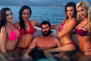 Dan Bilzerian with a bunch of Women.