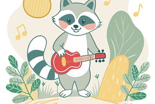 The Rhythm Adventure features Ricky the Raccoon