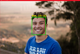 Predict the age and gender from the image using OpenCV and Deep learning.