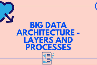 Big Data Architecture — Layers And Processes