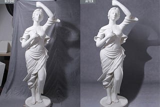 Statue Image Retouching Services