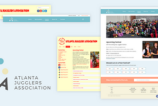 Redesigning the Atlanta Jugglers Association website — a UX case study