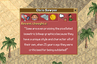 Interview with RollerCoaster Tycoon’s Creator, Chris Sawyer