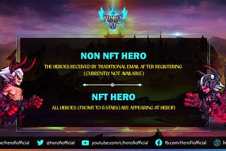 Get to know NFT Hero and Non-NFT Hero in HeroFi
