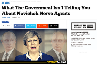 Archive: What the Government Isn’t Telling You About Novichok Nerve Agents