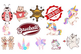 Get 100 stickers for just $5. Perfect for scrapbooks, digital art, and more. Order now
