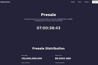 Cybershinu Hypepiece — Presale Launch