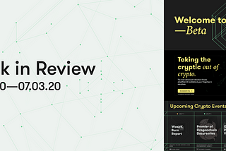 Provisn Week in Review 06.26.20–07.03.20 | Beta, New Website, Upcoming Events