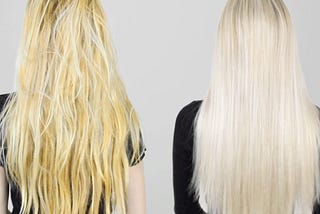 Bleached hair: how to care and treatment after hair discoloration
