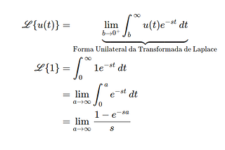 Transformada de Laplace com Módulo SymPy do Python