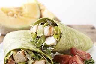 Grilled Chicken Caesar Salad Wrap — Annie Hurwich
