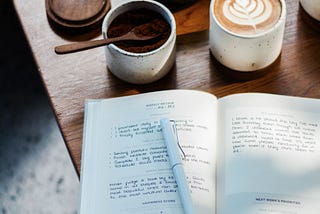 Journaling for mental clarity.