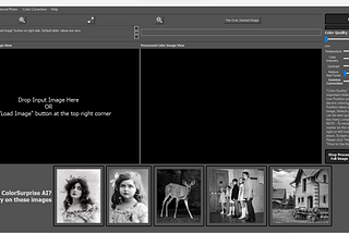 The screenshot highlights dashboard of Pixbim Color Surprise AI