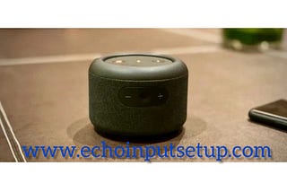 Echo Input Portable Smart Speaker