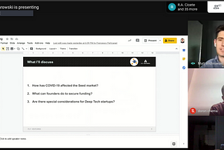 Deep Tech Seed Fundraising during COVID… and beyond