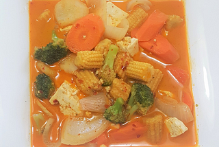 Vegetable Curry with Tofu