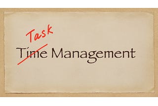 Manage your tasks, not time