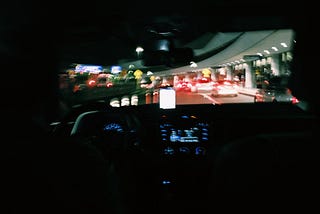 A guy walks into an Uber