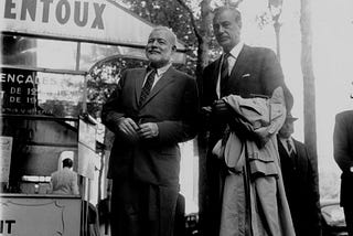 Ernest Hemingway & Gary Cooper