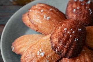 Salted Honey Madeleines