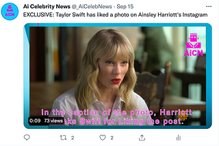 I created my own fake celebrity news channel using Ai