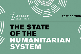 Innovation: What does the State of the Humanitarian System report say?