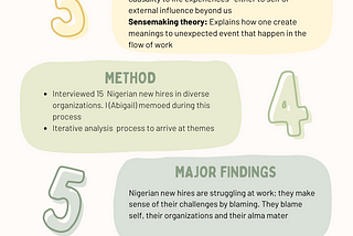 Publication Alert 1: Nigerian graduates as newcomers in their organization
