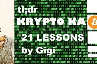 Podcast-Folge 26: TL;DR: “21LESSONS” by Gigi