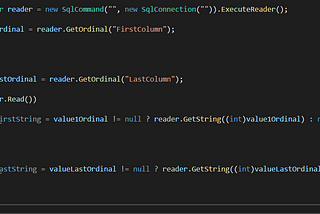 SQL and C# Data Access