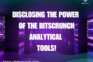DISCLOSING THE POWER OF THE BITSCRUNCH ANALYTICAL TOOLS!