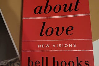all about love: new visions by bell hooks book on tabel