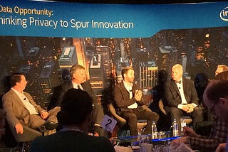 Shane Green speaking at Intel privacy event
