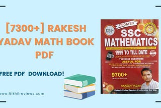 Rakesh Yadav Math Book PDF