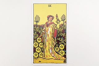 Nine of Pentacles: Rewarded Efforts