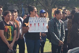 Students Share their Stories at CSU Northridge Protest