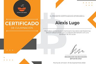 Mi Camino Por El Seminario Mastering Bitcoin