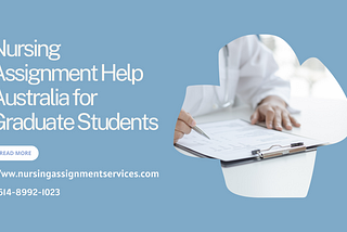 Nursing Assignment Help Australia for Graduate Students