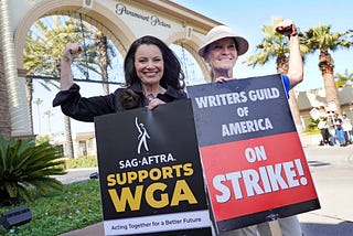 Actors Join Writers on Strike Against AI!