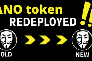 ANO token Redeployed!