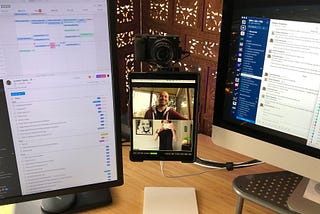 A pretty dang good video setup for remote work if I do say so myself